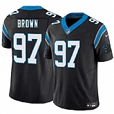 Men & Women & Youth Carolina Panthers #97 Bobby Brown Black 2025 F.U.S.E. Vapor Limited Stitched Jersey,baseball caps,new era cap wholesale,wholesale hats